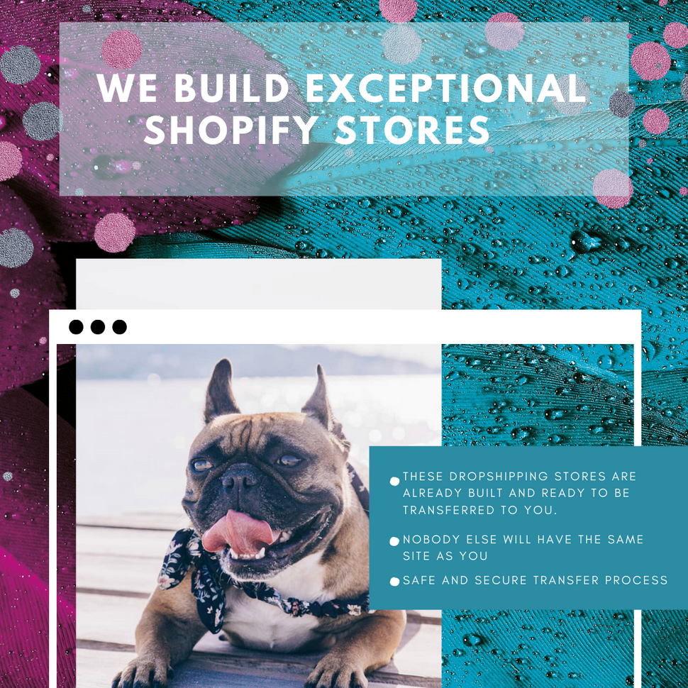Your Own Unique Premade Store for French Bulldogs®